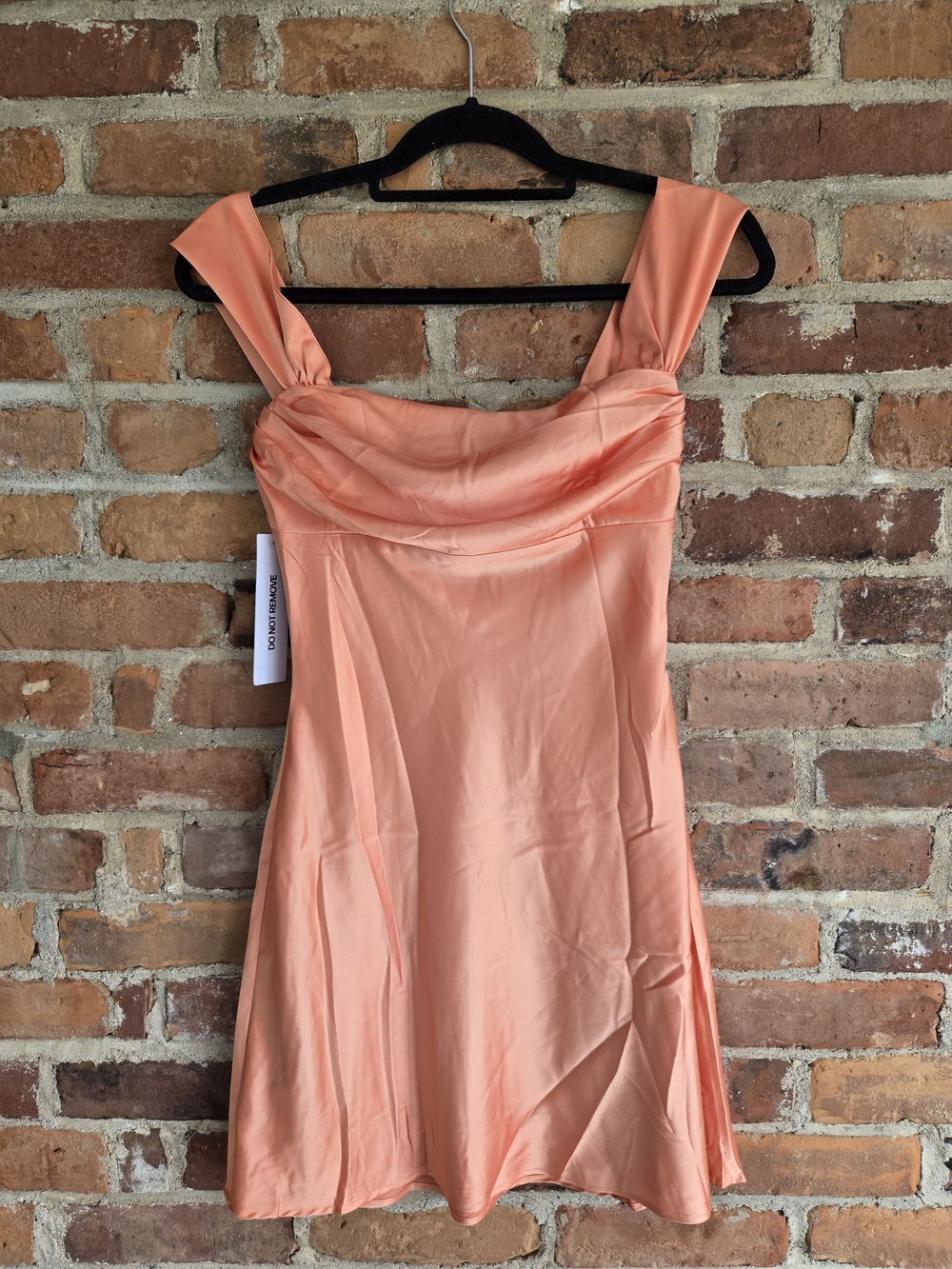 Princess Polly Orange Satin Mini Dress